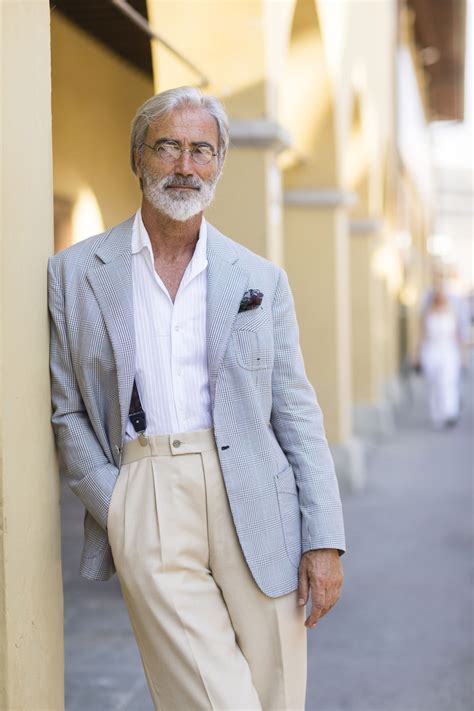 See the Best Street Style From Pitti Uomo | Casual clothes for men over 50, Older mens fashion ...