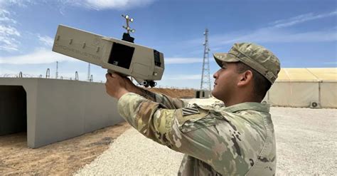 US Army Demonstrates Dronebuster Counter-Drone System During Military ...