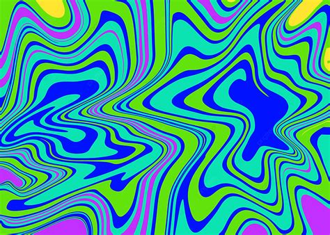 Wavy Multi Colored Funky Background, Desktop Wallpaper, Wavy Colorful Background, Cool Abstract ...