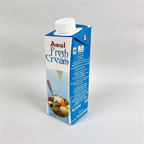 Amul Fresh Cream 250ml – Truly Baking