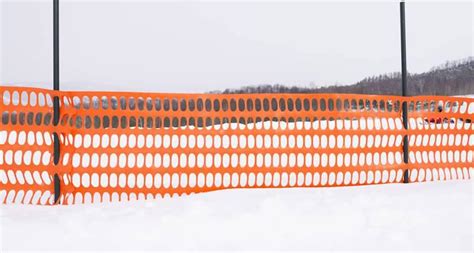 Orange Snow Barrier Fence Makes Installation Very Easy - 2 (China ...