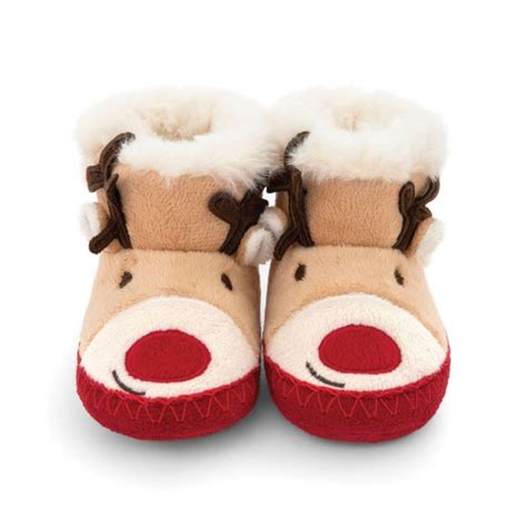 Cozy Reindeer Slipper Boots - FaveThing.com