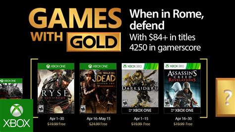 More Xbox One and 360 games go free as part of April's Games with Gold | Windows Central