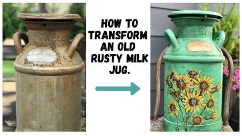 How to Transform an Old Rusty Milk Jug by Charlotte Lawrie of Creative ...