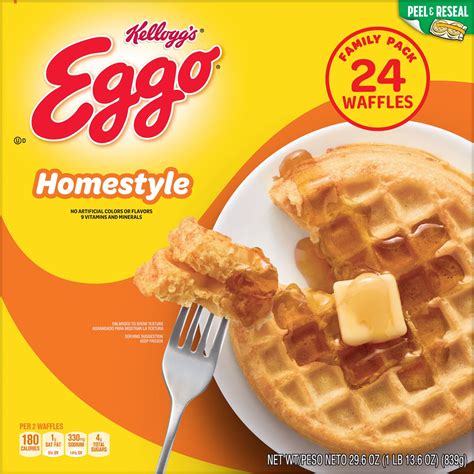 Eggo Homestyle Frozen Waffles, 29.6 oz - Shop Entrees & sides at H-E-B