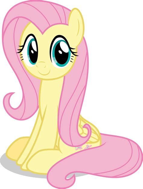 Mlp Fim Fluttershy (happy) vector #5 by luckreza8 | My little pony drawing, My little pony ...