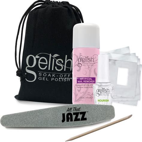 Gelish Soak-Off Gel Nail Polish - Soak Off Kit (4 Piece)