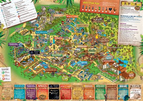 Chessington World of Adventures Theme Park Map on Behance Adventure Resort, Adventure Theme ...