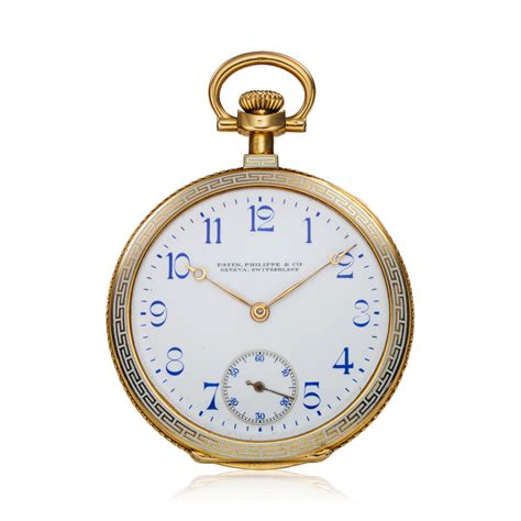 PATEK PHILIPPE YELLOW GOLD AND ENAMEL POCKET WATCH - Collectability