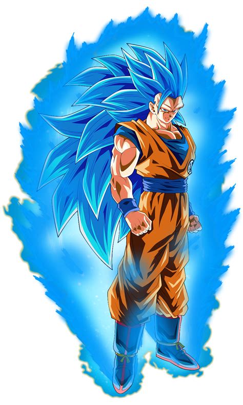a drawing of the character gohan from dragon ball super broly, with blue hair