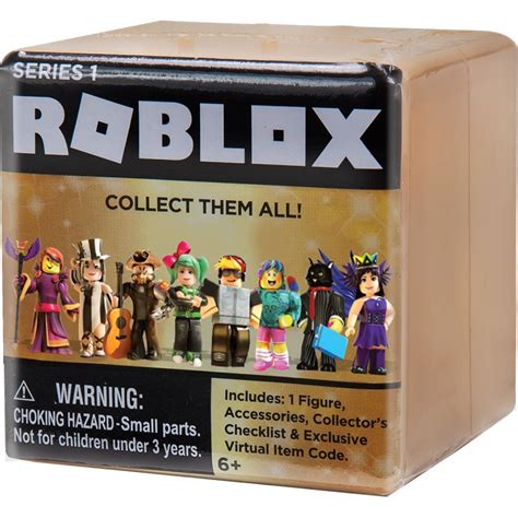 Roblox Mystery Celebrity Figures Series 1 Gold Blind Box Case of ×24 Packs Walmart Exclusive