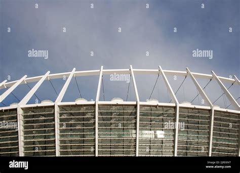 Urban sports stadium arena construction detail Stock Photo - Alamy