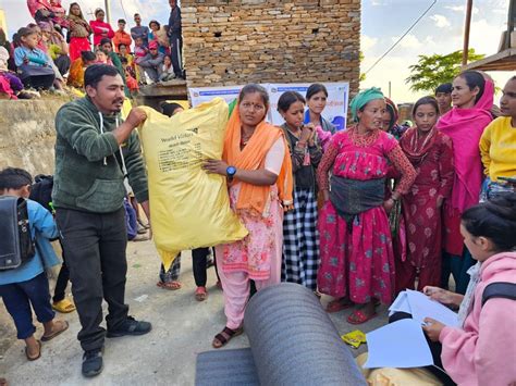 WVI Nepal Provides Relief Materials To Jajarkot Earthquake Victims | New Spotlight Magazine