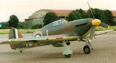 Hawker Hurricane Mk.1 | Brian Taylor | RC model | scale plan