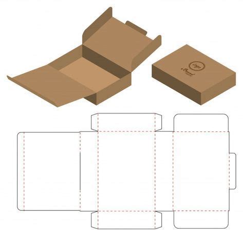 Diseño de plantilla troquelada caja de embalaje | Descargar Vectores ...