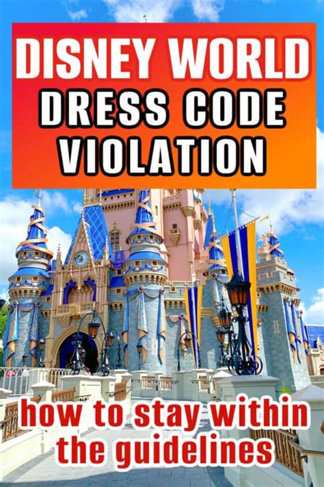 Disney Dress Code Violation - How to Stay Within Guidelines - Sand and Snow