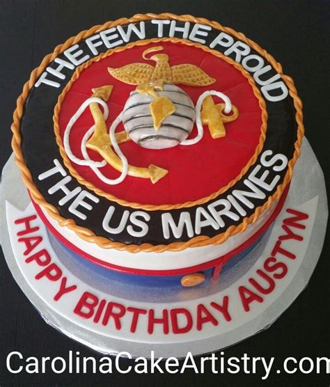 Marine birthday cake meme | Message