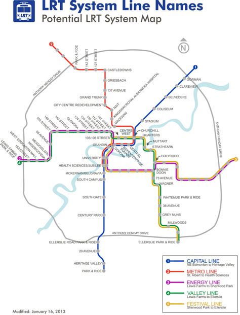 City announces five new LRT line names including 'Energy Line ...