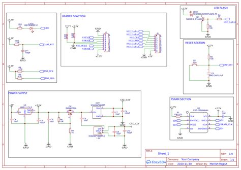 ESP32 CAM - EasyEDA