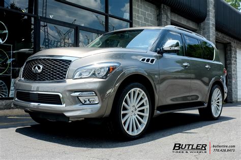 Infiniti QX80 with 24in Black Rhino Spear Wheels exclusively from Butler Tires and Wheels in ...