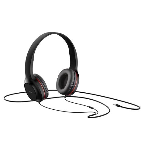 Headphones "W24 Enlighten" wired with mic set with earphones - HOCO ...