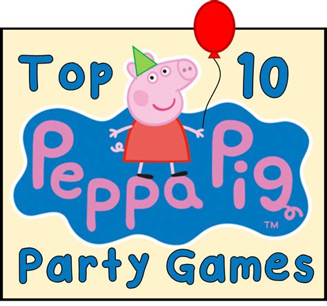 Top 10 Peppa Pig Party Games!