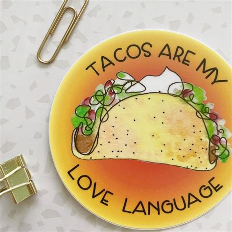 Taco Vinyl Sticker — Amy Richards Illustration