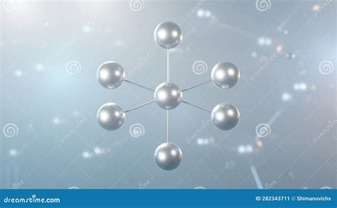 Sulfur Hexafluoride Molecular Structure, 3d Model Molecule, Sulphur Hexafluoride, Structural ...