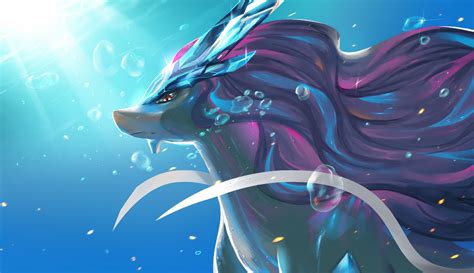 Suicune, Luxia T on ArtStation at https://www.artstation.com/artwork/A0yny | Pokémon species ...