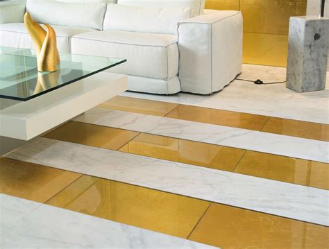 Gold Marble Floor Tile - ShellyFrias