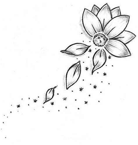 More and more by *05Na on deviantART | Flower outline tattoo, Flower tattoo designs, Flower tattoo