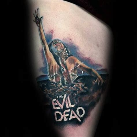 70 Evil Dead Tattoo Designs For Men - Book Of The Dead Ink Ideas | Movie tattoos, Tattoo designs ...