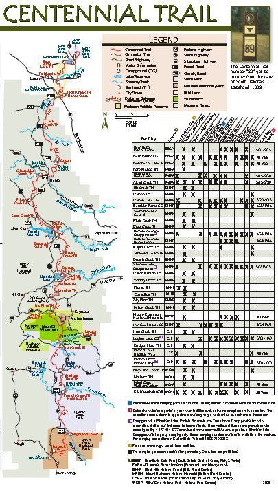 Centennial Trail, Black Hills, South Dakota | Centennial trail, Backpacking travel, Thru hiking