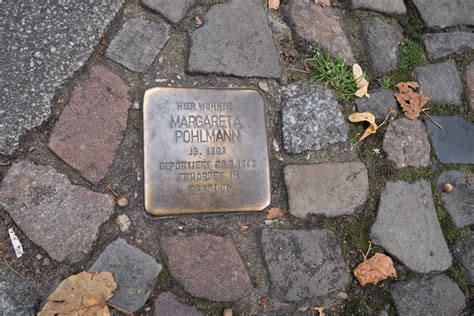 Margareta Pohlmann stolperstein | Across Germany and now in … | Flickr