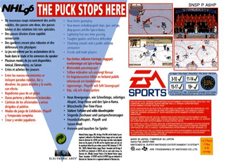 NHL 96 Images - LaunchBox Games Database