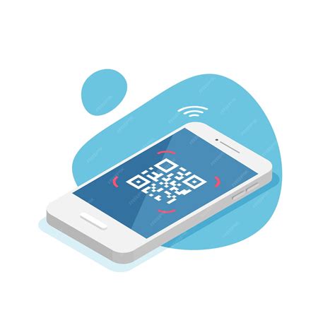 Premium Vector | QR code scanning by smartphone Scan for pay Vector isometric illustration isolated