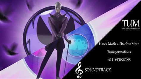 Miraculous: Hawk Moth + Shadow Moth Transformations [ALL VERSIONS] | Soundtrack Chords - Chordify