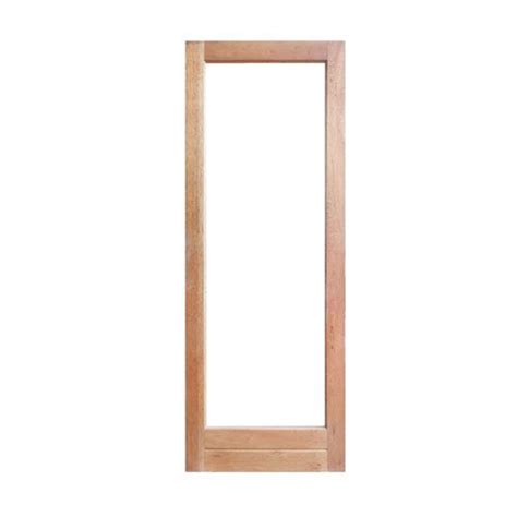 Wooden Door - Full Pane Glass Single Meranti Door 813x2032 ...