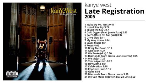 Kanye West - Late Registration (Full Album) - YouTube