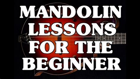 Mandolin Lessons For The Beginner Intro By Scott Grove - YouTube