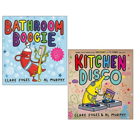 Kitchen Disco Series 2 Books Collection Set by Clare Foges (Bathroom ...