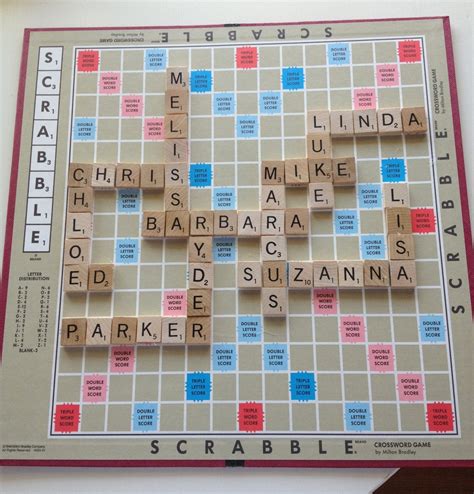 Champagne Thursdays: Scrabble Projects