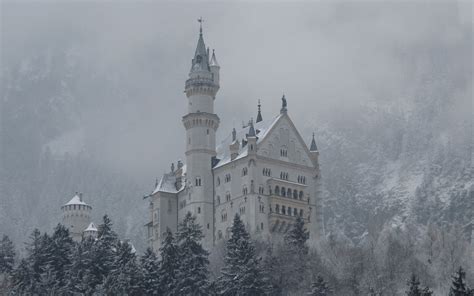 architecture, Schloss Neuschwanstein, Germany, Castle, Gothic, Snow, Winter Wallpapers HD ...