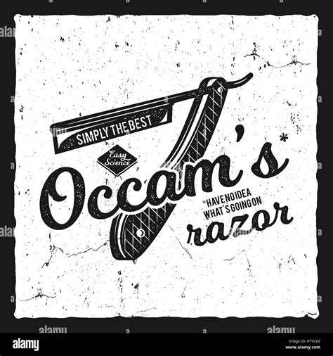 Occam’s razor hi-res stock photography and images - Alamy