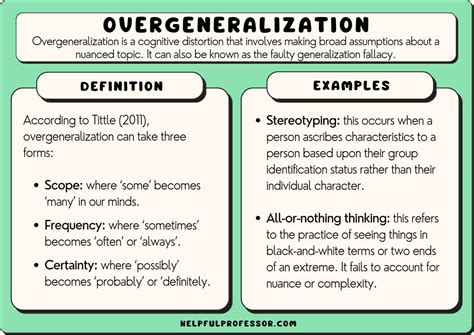 Overgeneralization: 10 Examples and Definition (2024)