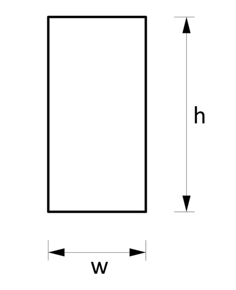 Cross-sectional Area formulas for different shapes and sections - Structural Basics