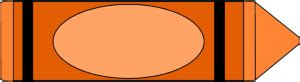 Orange Crayon Clip Art - Orange Crayon Image