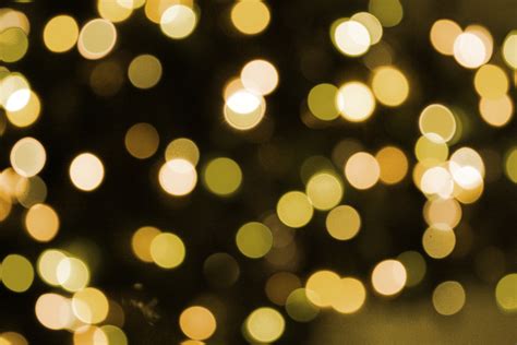 Soft Focus Gold Christmas Lights Texture – Photos Public Domain