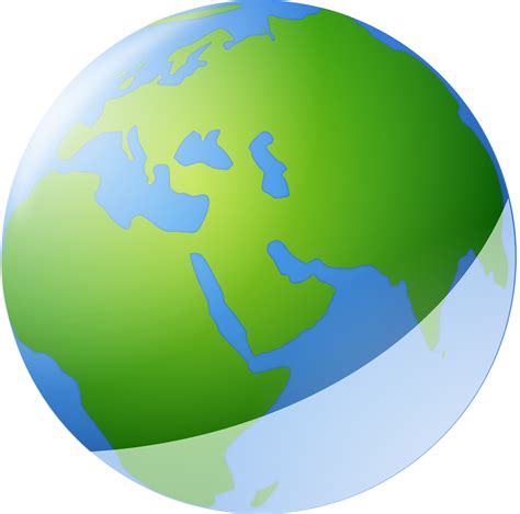 Clipart - world globe