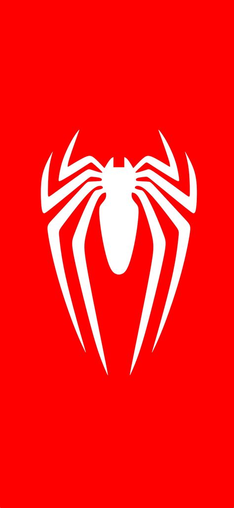 Spider-man logo, red, white, man, spiderman, spider HD phone wallpaper ...